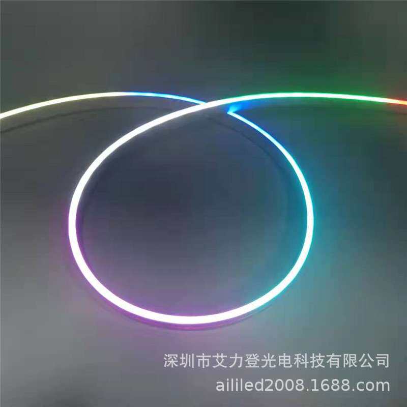 led柔性幻彩灯带 低压 5V灯带霓虹广告户外防水软灯条 发光字灯