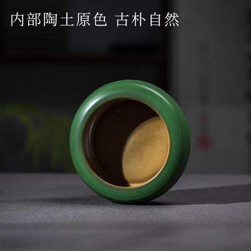 梅林笔庄陶瓷水盂笔洗砚台书法专用国画用品文房四宝多功能笔洗缸