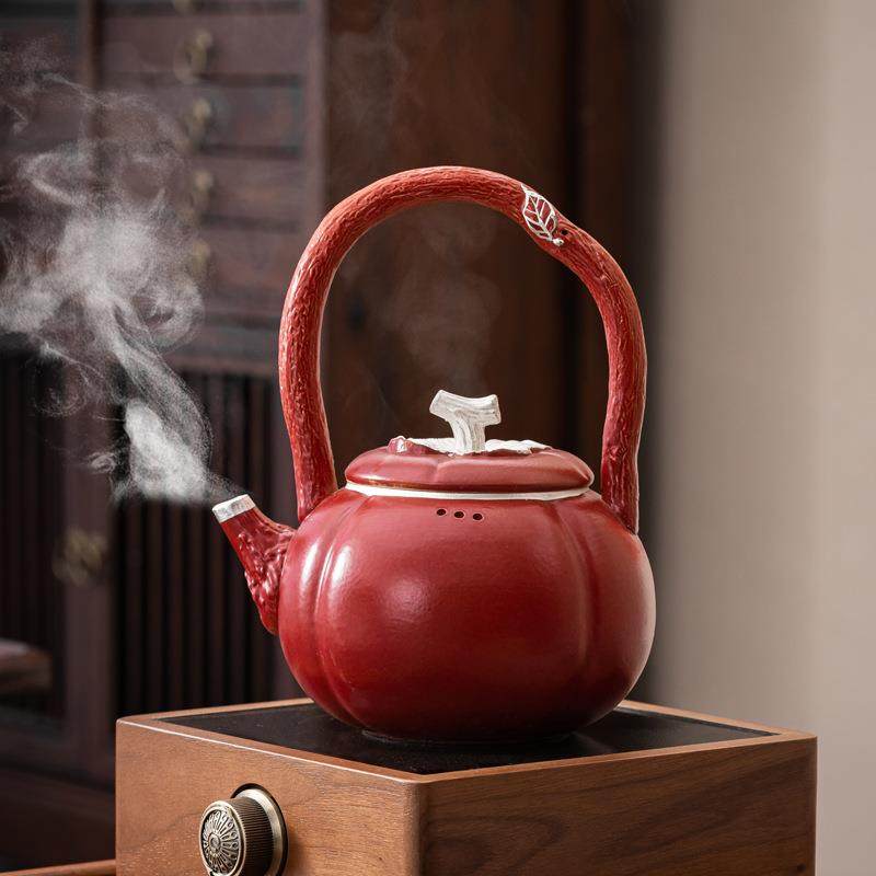 贵器烧水壶围炉煮茶陶瓷茶壶煮茶壶家用泡茶壶电陶炉煮水壶大,鲜花速递/花卉仿真/绿植园艺,割草机/草坪机,淘宝优惠券,粉丝福利购,淘宝优惠卷