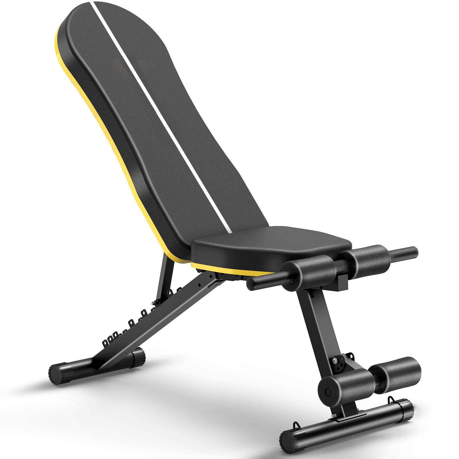 哑铃凳家用多功能仰卧起坐板腹肌运动健身器材可折叠健身椅卧推凳