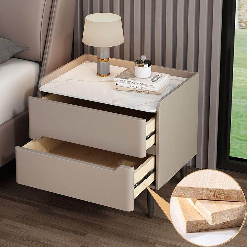 多功能床边柜智能轻奢皮质高级卧室家用新款实木床头柜简约岩板,鲜花速递/花卉仿真/绿植园艺,割草机/草坪机,淘宝优惠券,粉丝福利购,淘宝优惠卷