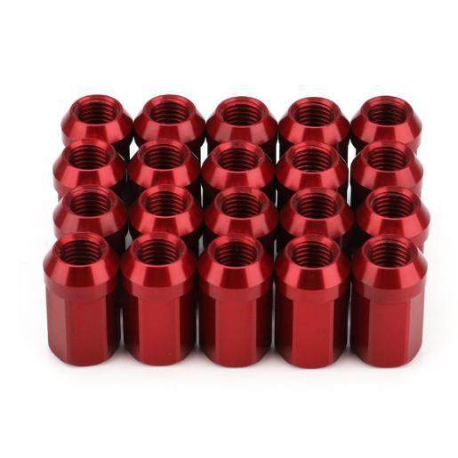 改装轮毂轮毂螺母7075航空铝合金轻量化螺母Hex 17mm 长