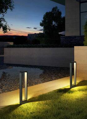 跨境led插地草地灯东方之门形草坪灯简约花园灯别墅庭院灯