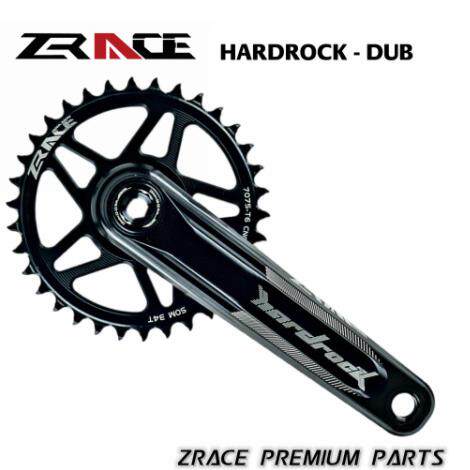 ZRACE 硬石曲柄 DUB规格 170/175可选 配3mm盘片 BB默认DUB-BSA