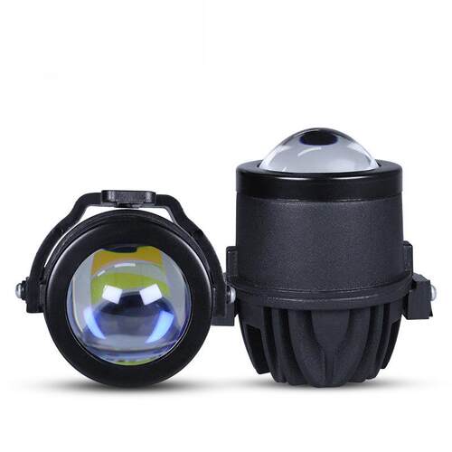 2.0Inch 三色雾灯改装led双光雾灯超亮led车灯远近一体2寸雾灯