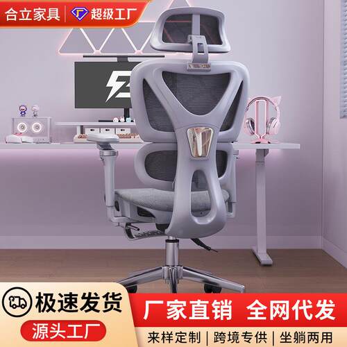 人体工学椅撑腰电竞椅舒适久坐家用电脑椅网椅透气办公室椅子sy01