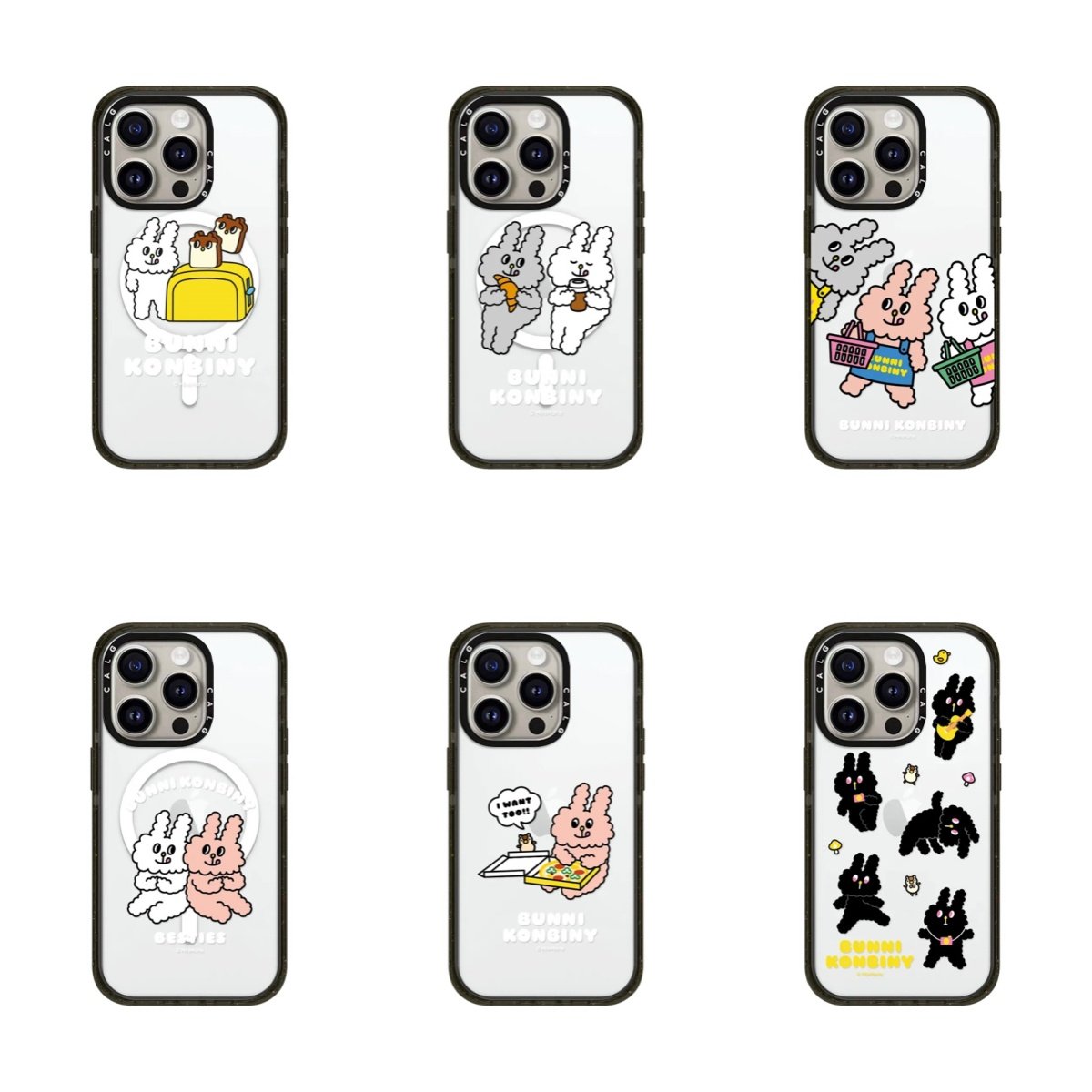 CALG可爱小兔Bunny新款超火磁吸防摔iphone11 12 13 14 15 16 17promax适用苹果手机壳高级感小众