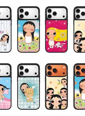 CALG呆萌yuy小玉女孩适用苹果手机壳iphone11 12 13 14 15 16 17promax新款外壳高级感小众磁吸2025网红爆款