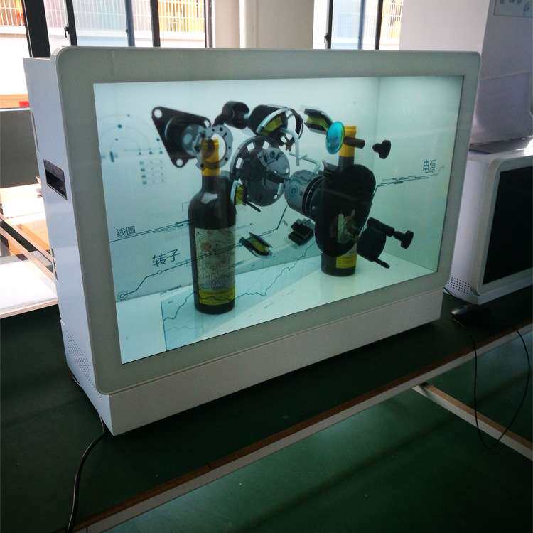 透明屏21.5/32/43寸86寸液晶屏OLED展示柜一体机广告机高清展示