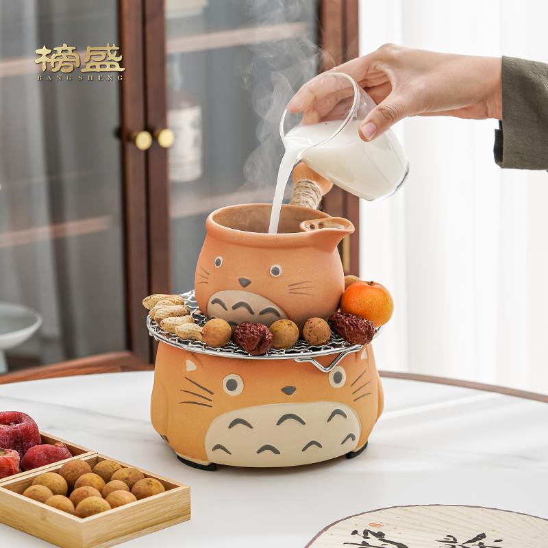 罐罐壶冬天围炉煮茶电陶炉室内新款煮茶器煮茶炉煮茶壶陶壶