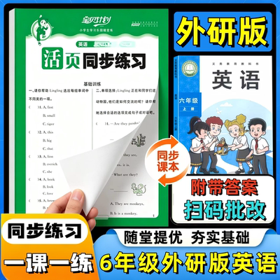 小学外研版英语随堂练习册