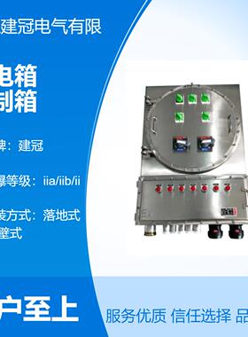 bxmd防爆不锈钢照明动力配电箱IIC 检修插座控制箱户外IP65防腐