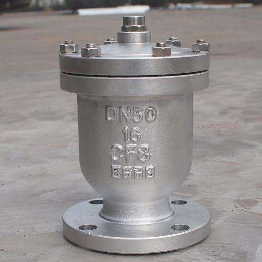 P41X-10P法兰316L不锈钢排气阀8寸DN200快速自动排气阀6寸DN150