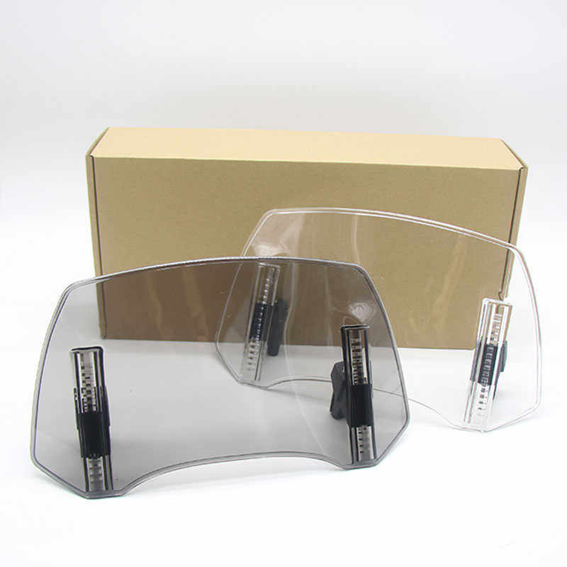 摩托车加高挡风改装通用加高风挡可调节小加高升降挡风小