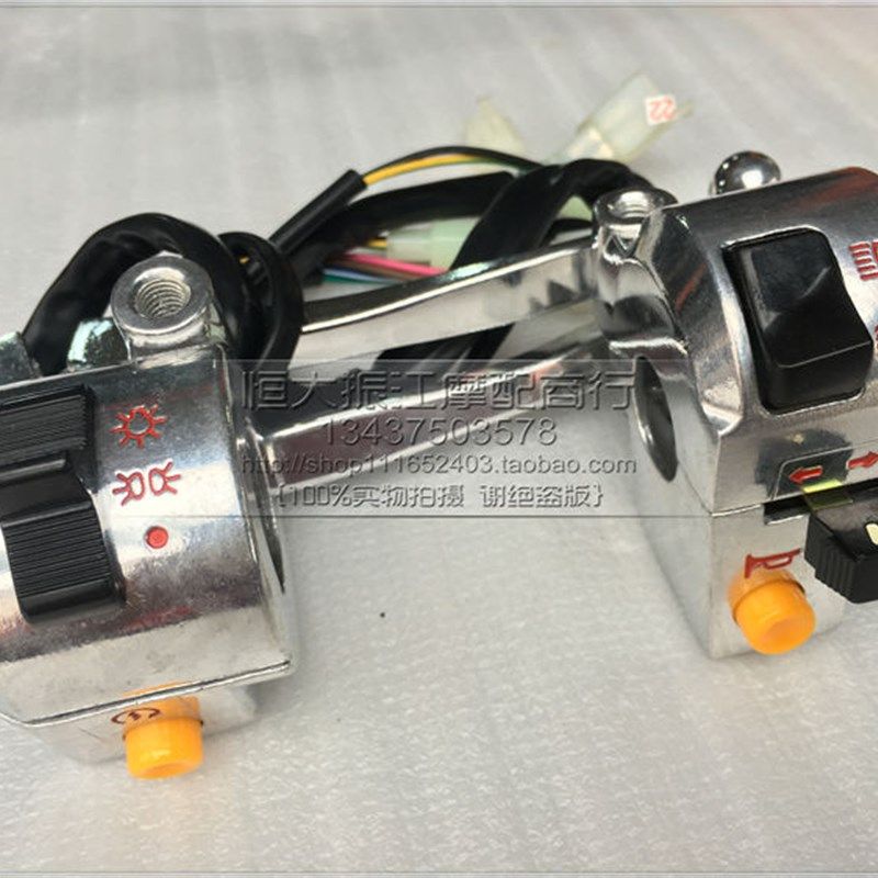 雨燕开关总成左右牛角刹车把手电动车小龟王大灯启动喇叭转向开关