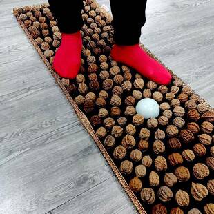 玩核桃足底按53694摩垫脚底穴位按摩走毯家文用按摩地垫足器指疗