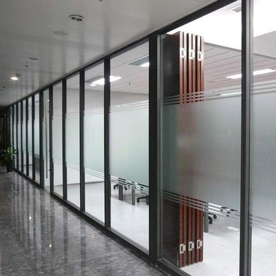厂家动10玻0合型办公隔断玻璃室内铝金单自ECL装办公室写字楼活屏