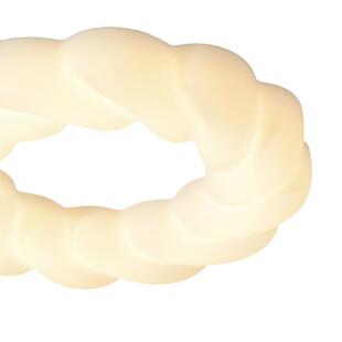 奶油风全光SPU护眼童儿房吊灯温浪馨漫卧室简谱约花朵甜甜圈餐厅