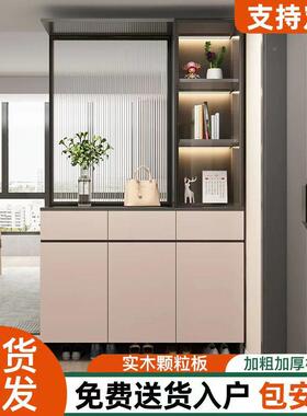 玄关柜屏风一隔断客YCU隔厅遮挡柜客厅断柜入户门口二柜合体储物