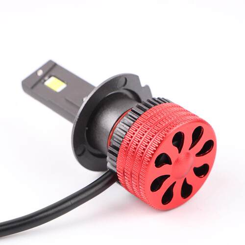 K12双铜管超亮60W汽车LED大灯H7灯泡K12mini改装H4远体近一950011
