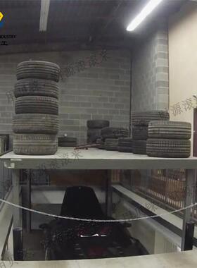 部有台面四柱744式汽车升降平台华4店S豪修理店工顶业汽车升降机