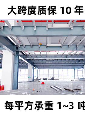 州钢结构平阁楼建台广货架仓库重型加厚室内二层搭钢90553构壁挂