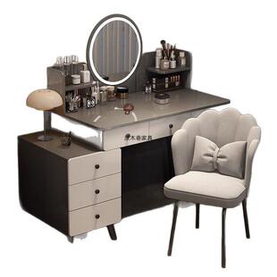 妆台化卧室简约现代妆柜202年5新款 小型KSS收纳梳斗柜一体书桌化