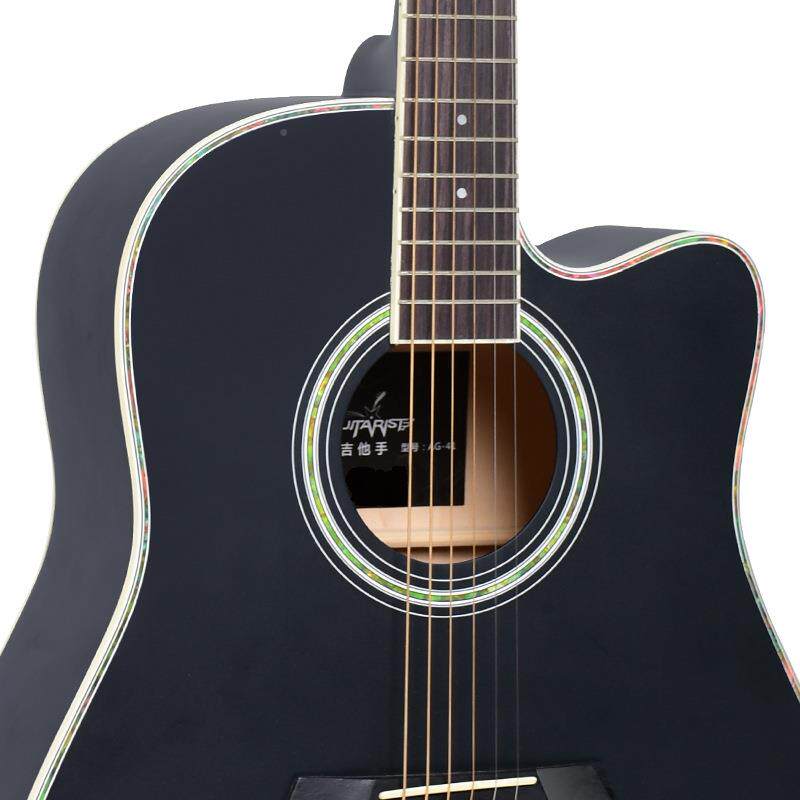 41椴木民谣缺角练琴AG41AG习4哑光1黑色新手入寸门木吉他jita乐器