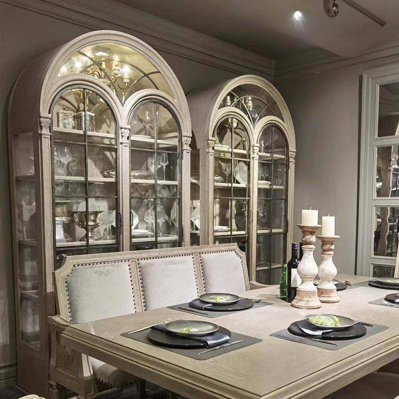 美式实木酒柜ART建筑复兴拱形半圆酒柜复古雕刻书柜展示柜餐边柜,玩具/童车/益智/积木/模型,垂直悬浮玩具,淘宝优惠券,粉丝福利购,淘宝优惠卷