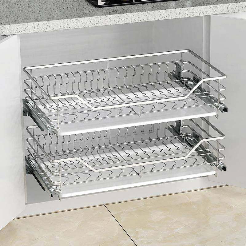 浅拉篮350深400以内深橱柜拉蓝650碗篮抽屉式750阻尼850锅碗碟篮,五金/工具,五金工具箱/五金收纳箱,淘宝优惠券,粉丝福利购,淘宝优惠卷