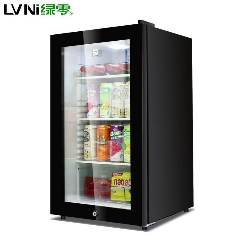 95L单门冰饮料展柜冷藏柜保吧鲜柜LSC-95L示小户型小型箱电冰留样