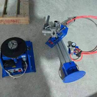 10KG小型焊接变位机 配65焊接卡盘夹持直径1-50mm 手摇翻转变位器