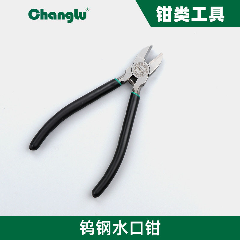 长鹿水口钳6寸剪钳斜口钳子斜嘴偏口剪线钳电工工具钳模型剪