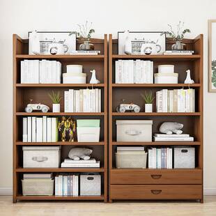 书架置物AQX架落实多层简易桌上收纳架木小书柜桌面学客厅生省地