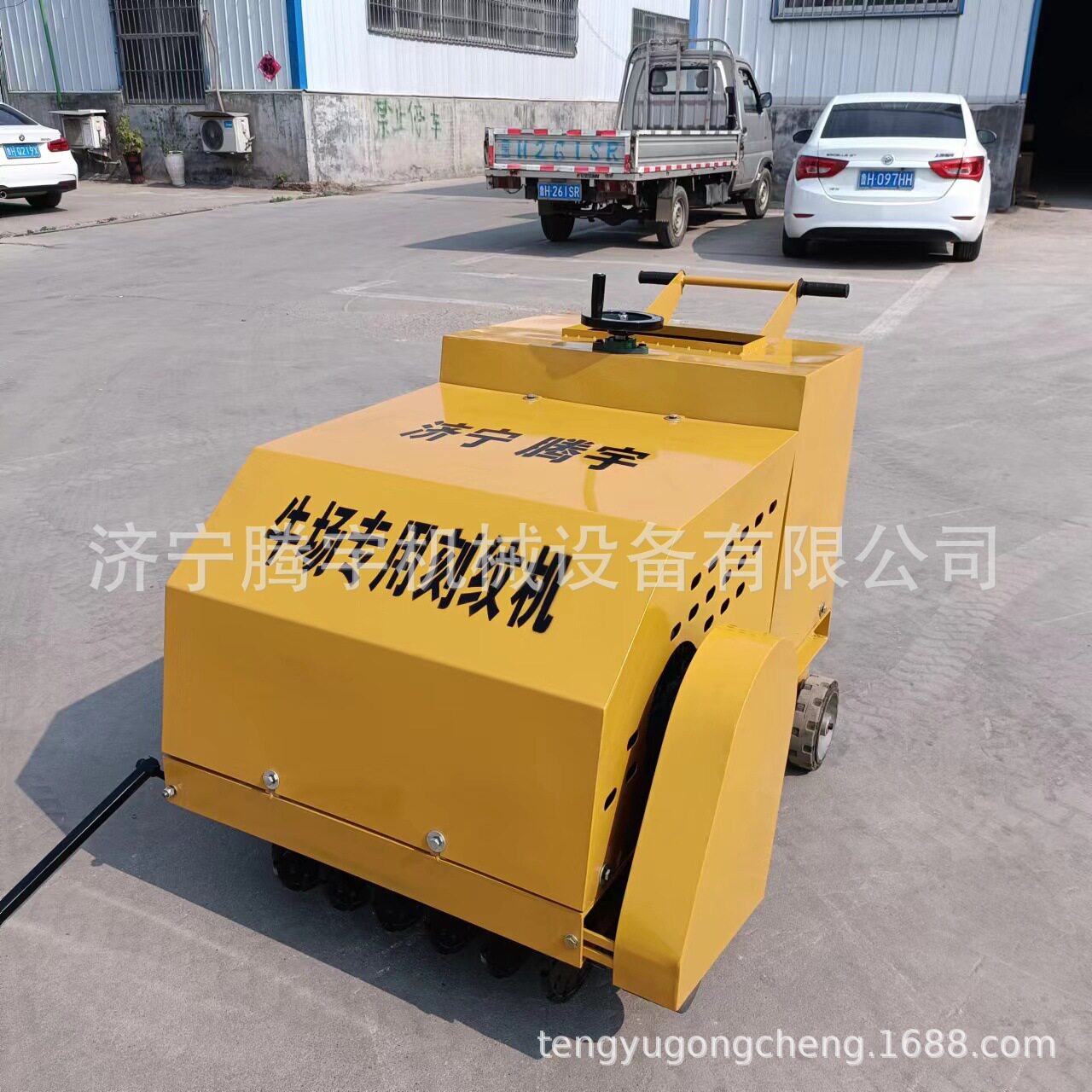 奶牛场水泥路面防滑刻纹机
