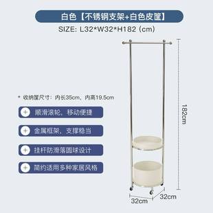 网红落地衣架高颜值不锈钢可移动卧室衣帽架轻奢挂衣架隔夜衣架