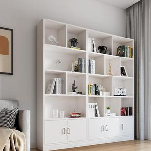 暑假落置物架简书约现代分成收纳家架用储物柜柜一LHO体靠墙地展