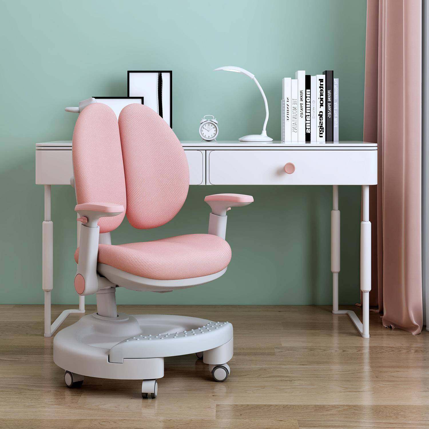 背儿童矫正坐姿学习椅可调节升降椅靠背家用中小学生追座写字SQ旭