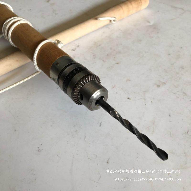 仿古制作钻木钻手动摇钻SRO头来车回拉摇钻手钻木工钻钻直钻