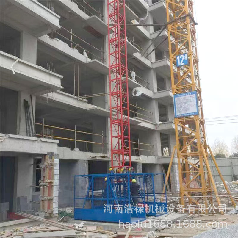 工地自升式龙门架施工升降机