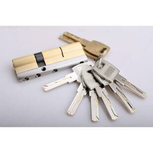 双面叶防片超C级芯盗门锁单锁芯，头加长室内，防锡纸厂家叶片单