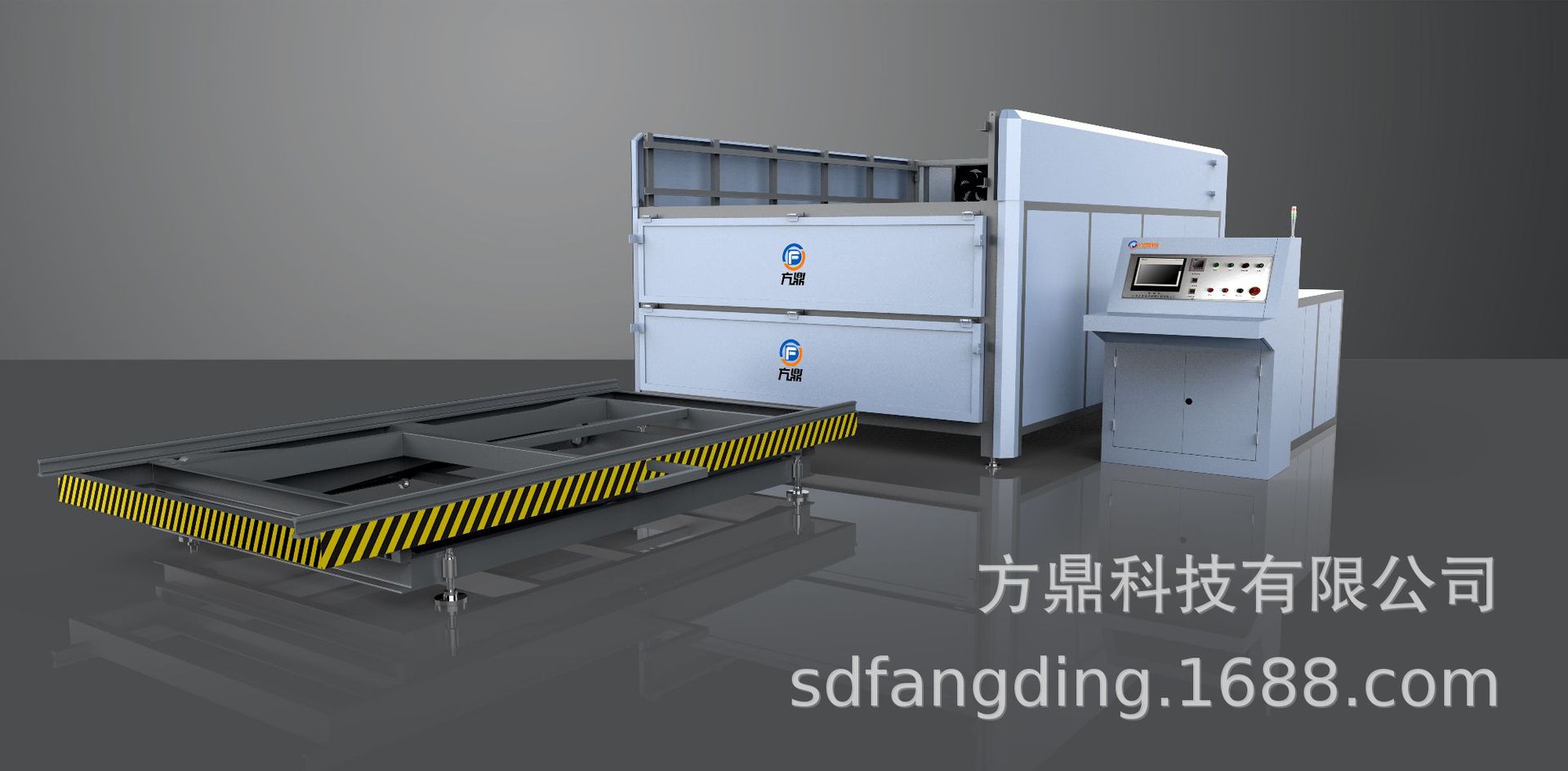 方鼎牌FD5-4双室夹胶炉