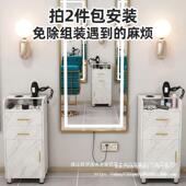 理发工具柜工发廊理34252店发柜具台美发子店储物柜镜台小柜工具