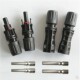 MC4光伏连接器太阳板mc4连接头光伏板防水连接器MC4防水公母插头