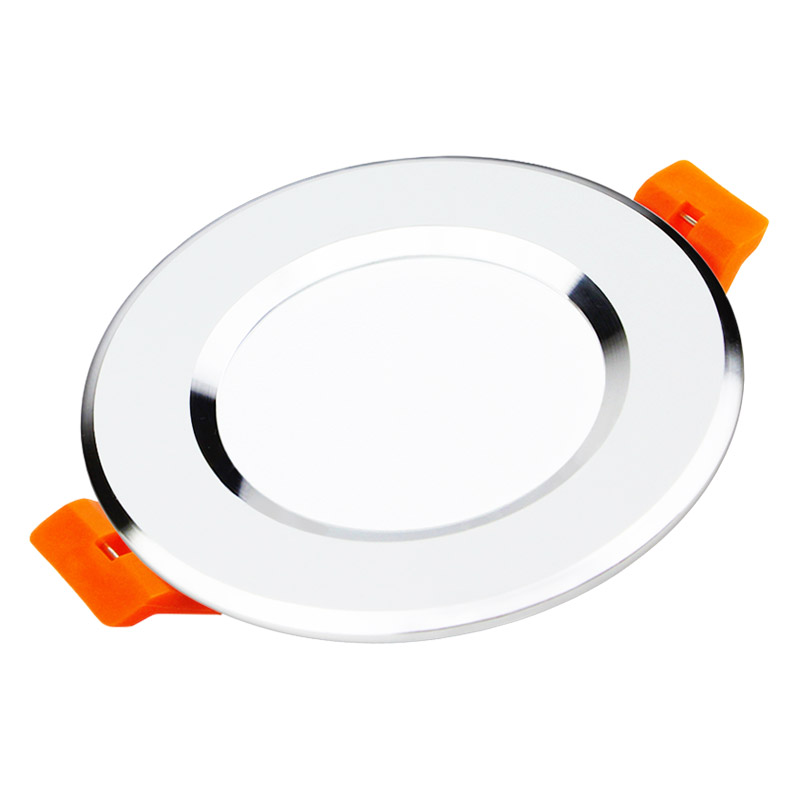 led筒灯2寸开孔5.5  .5公分5cm嵌入式射灯客厅3W三色变光小孔灯