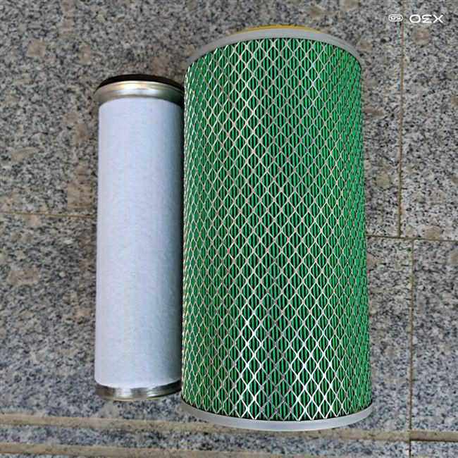 空气挖掘机新源k1833滤芯适配上柴6135收割机龙工装载机工程车