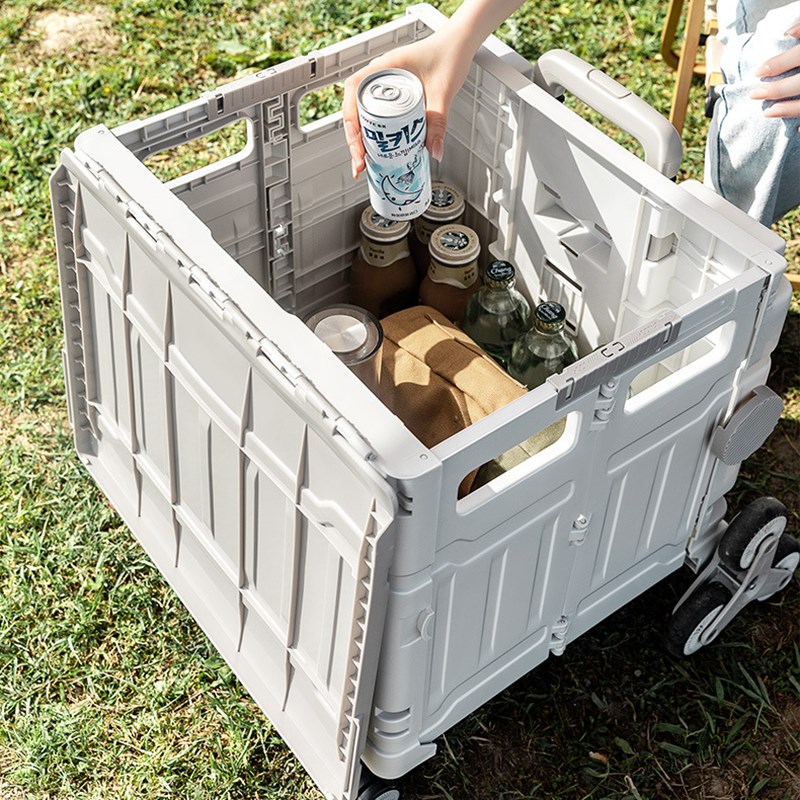 买菜车小拉车拿取快递露营便携折叠购物车摆摊小推车家用手拉拖车