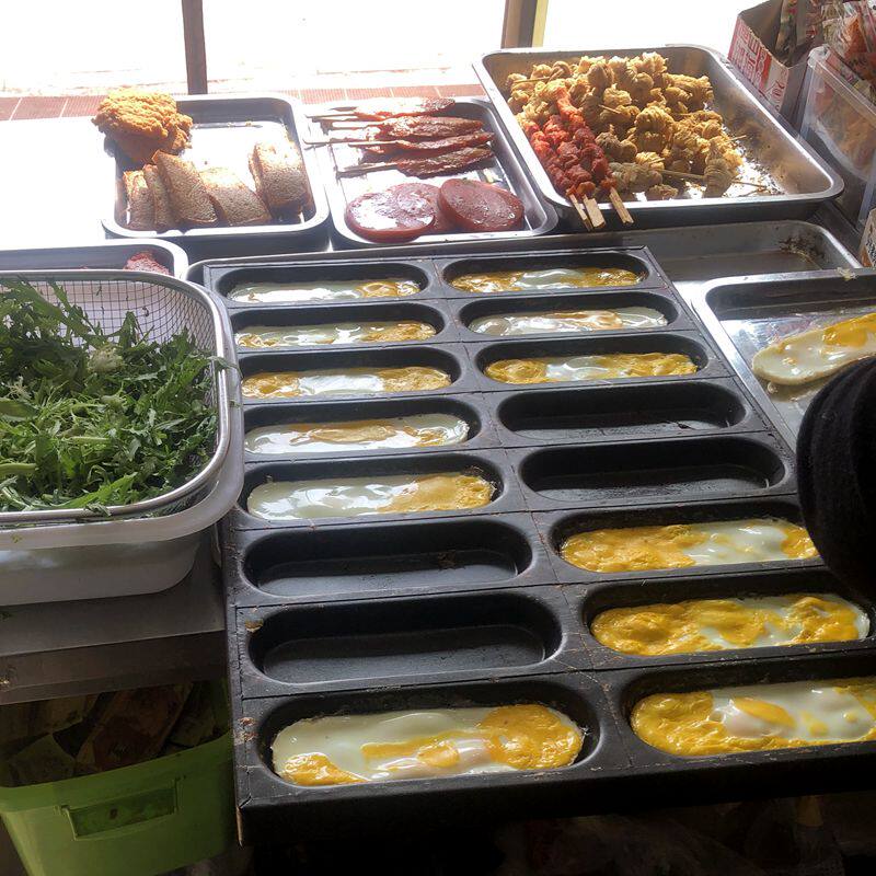 商用16连椭圆煎蛋汉堡不粘烤盘掉渣饼烤鸡蛋模具大烤箱用 40*60cm