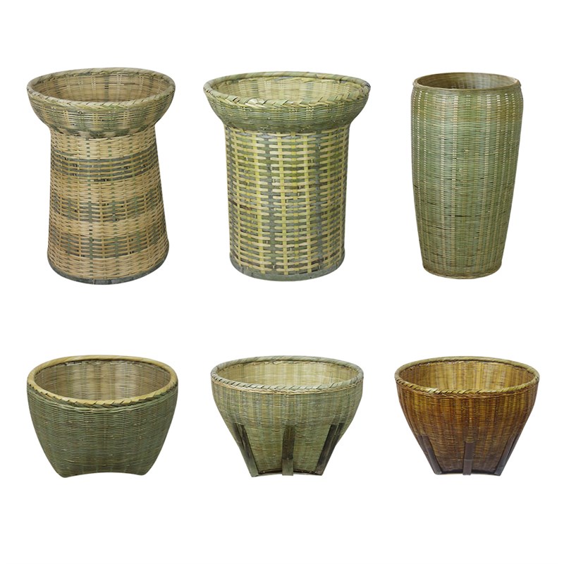 纯手工竹编竹篓烤笼烘干烘茶干货摆件茶叶环保展示架装饰场景箩筐