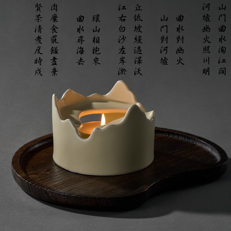 冬天围炉煮茶明火茶炉家用室内茶具陶瓷高档功夫茶道零配件烧水炉